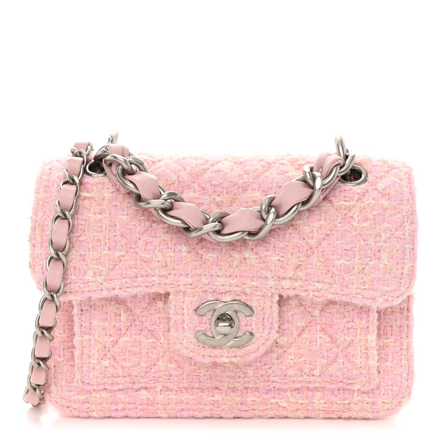 Chanel Double You Mini Flap Pink