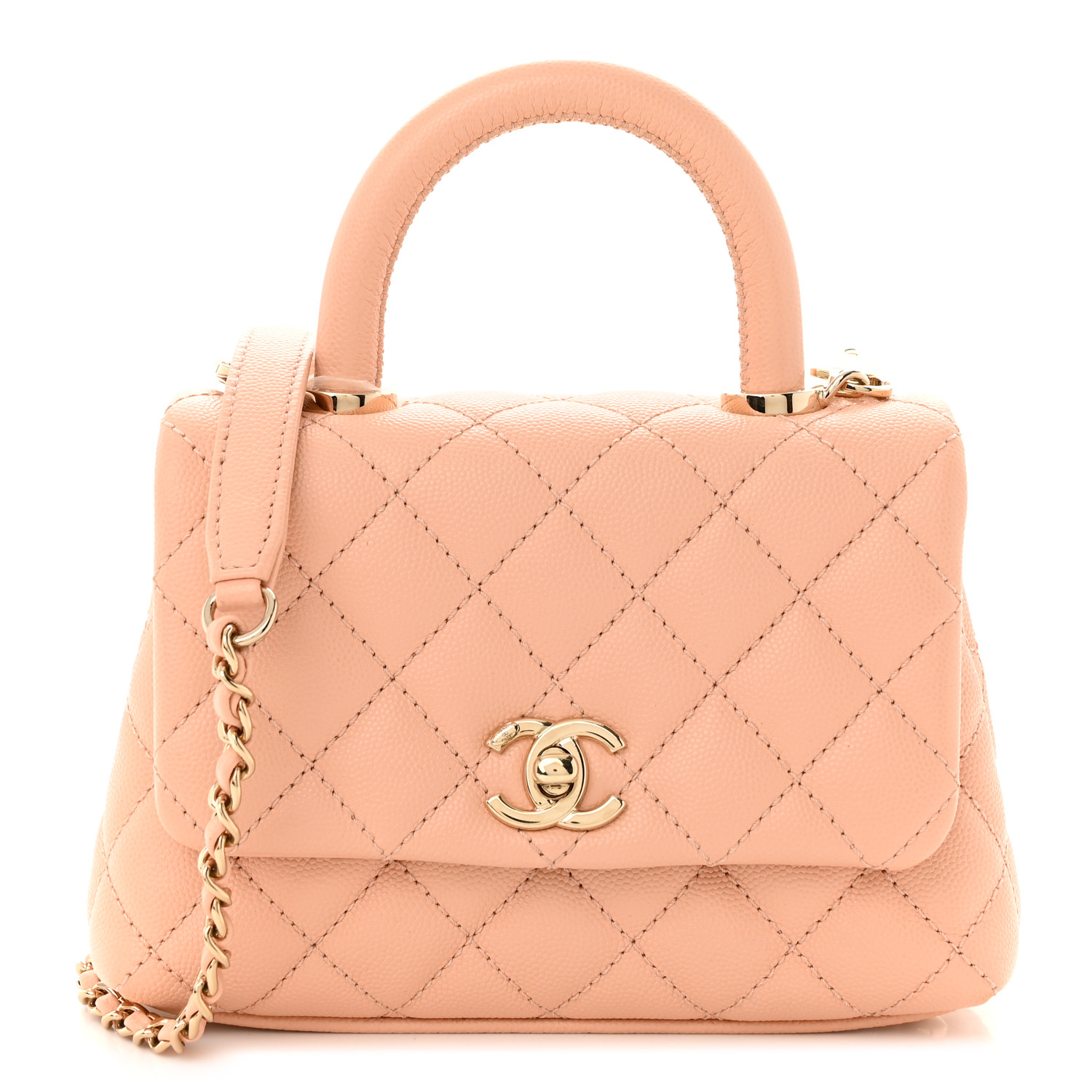 Chanel Extra Mini Coco Handle Flap Light Pink