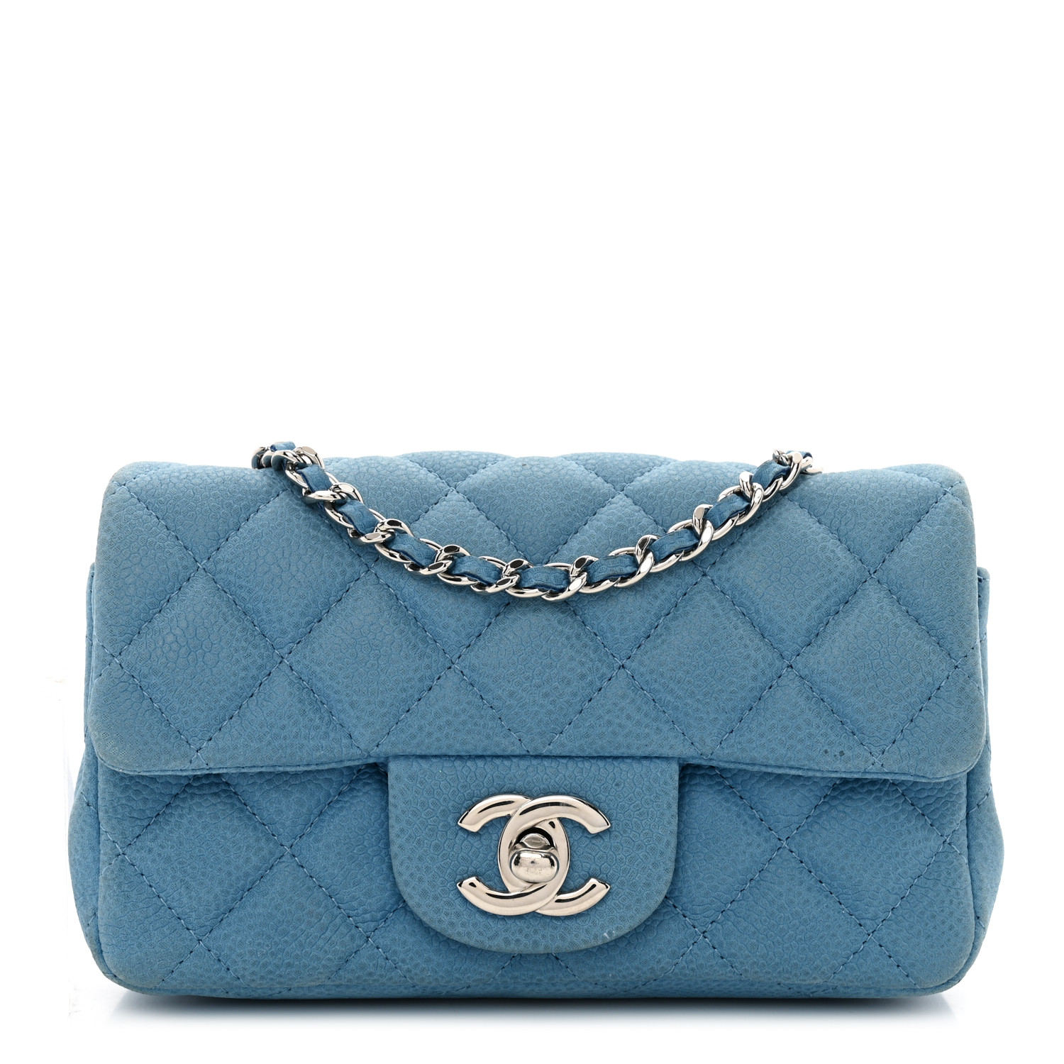 Chanel Extra Mini Flap Light Blue