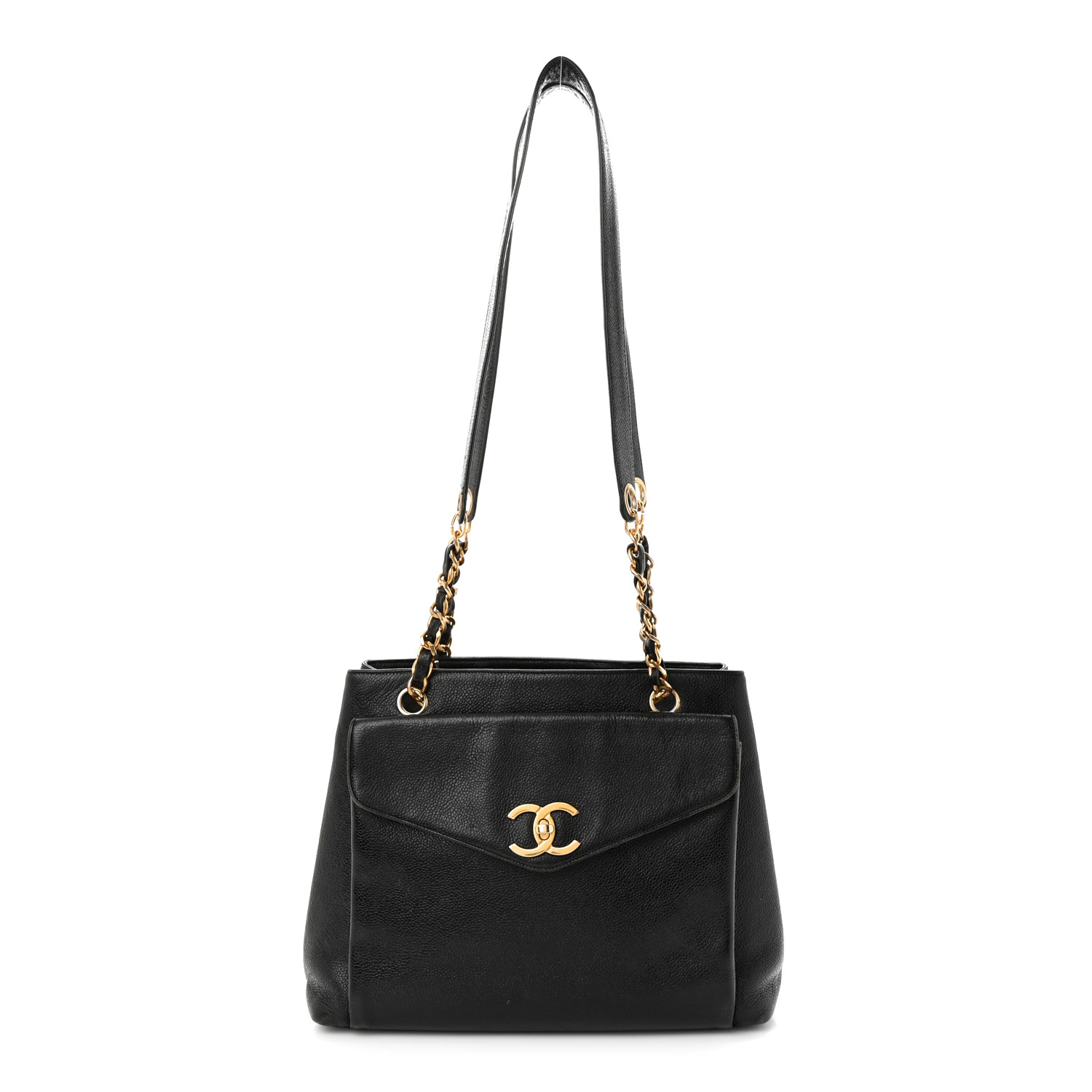 Chanel Flap Shoulder Bag Black