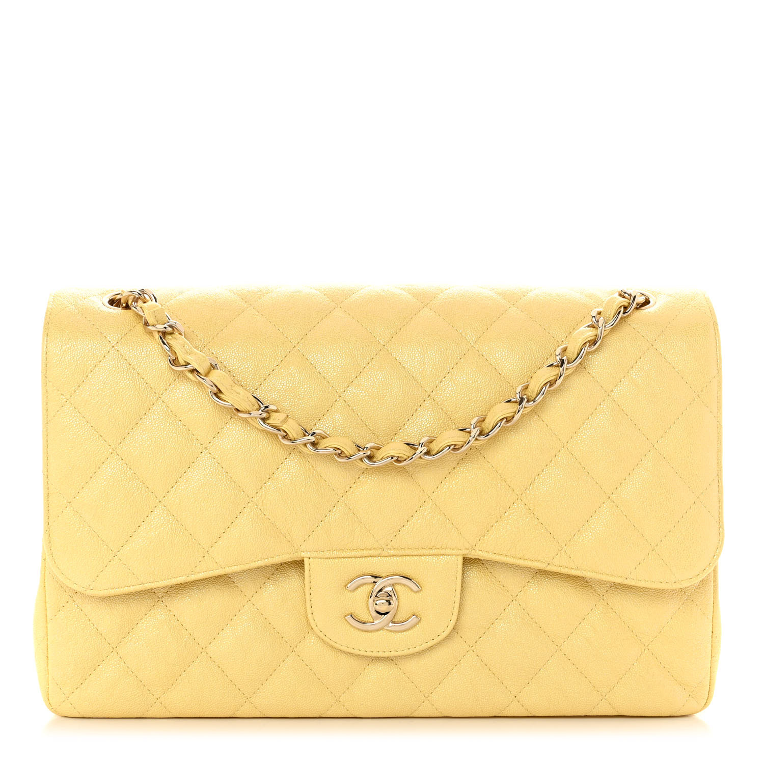 Chanel Jumbo Double Flap Jaune Yellow