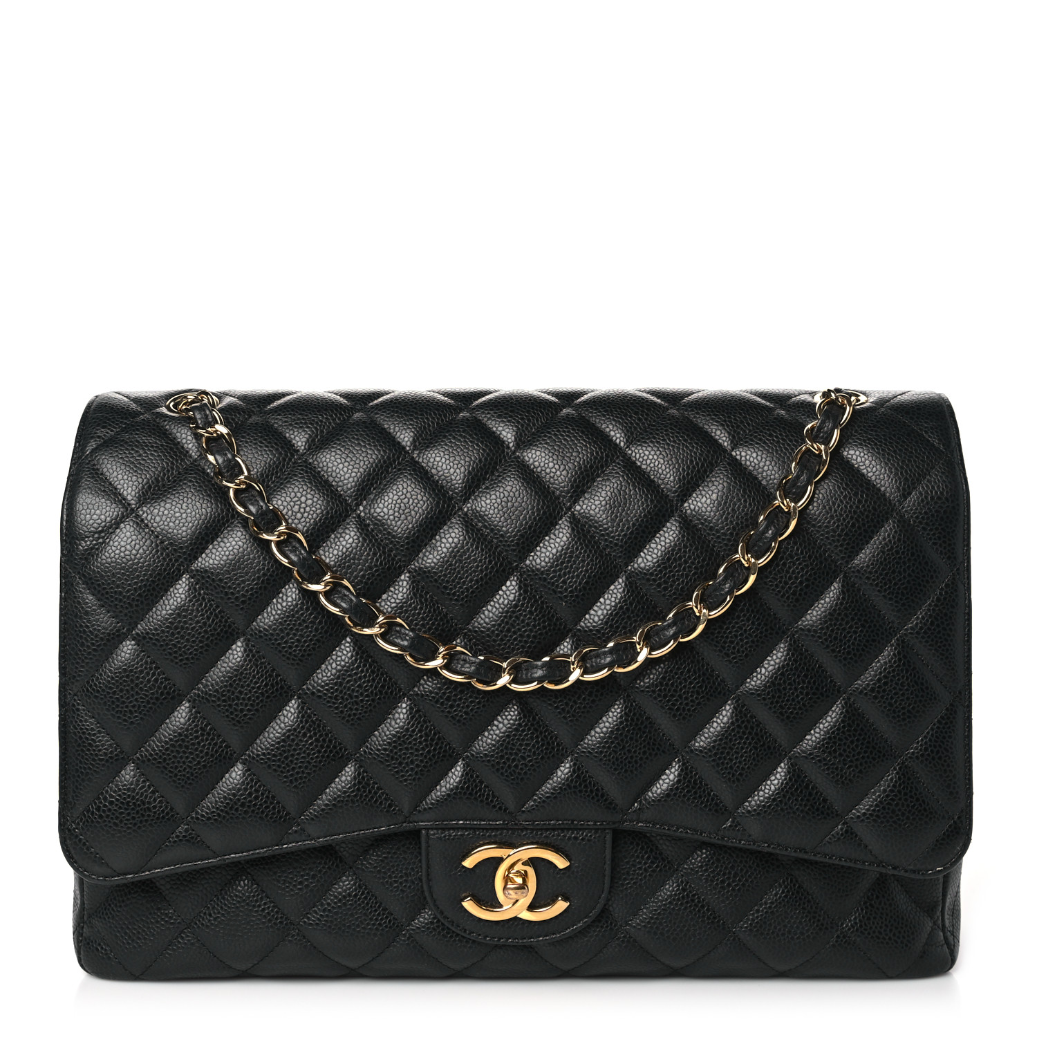 Chanel Maxi Double Flap Black