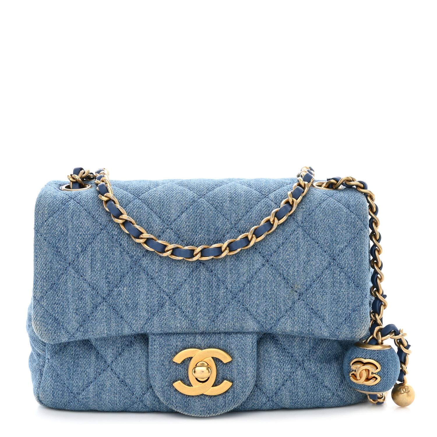 Chanel Mini Pearl Crush Flap Blue