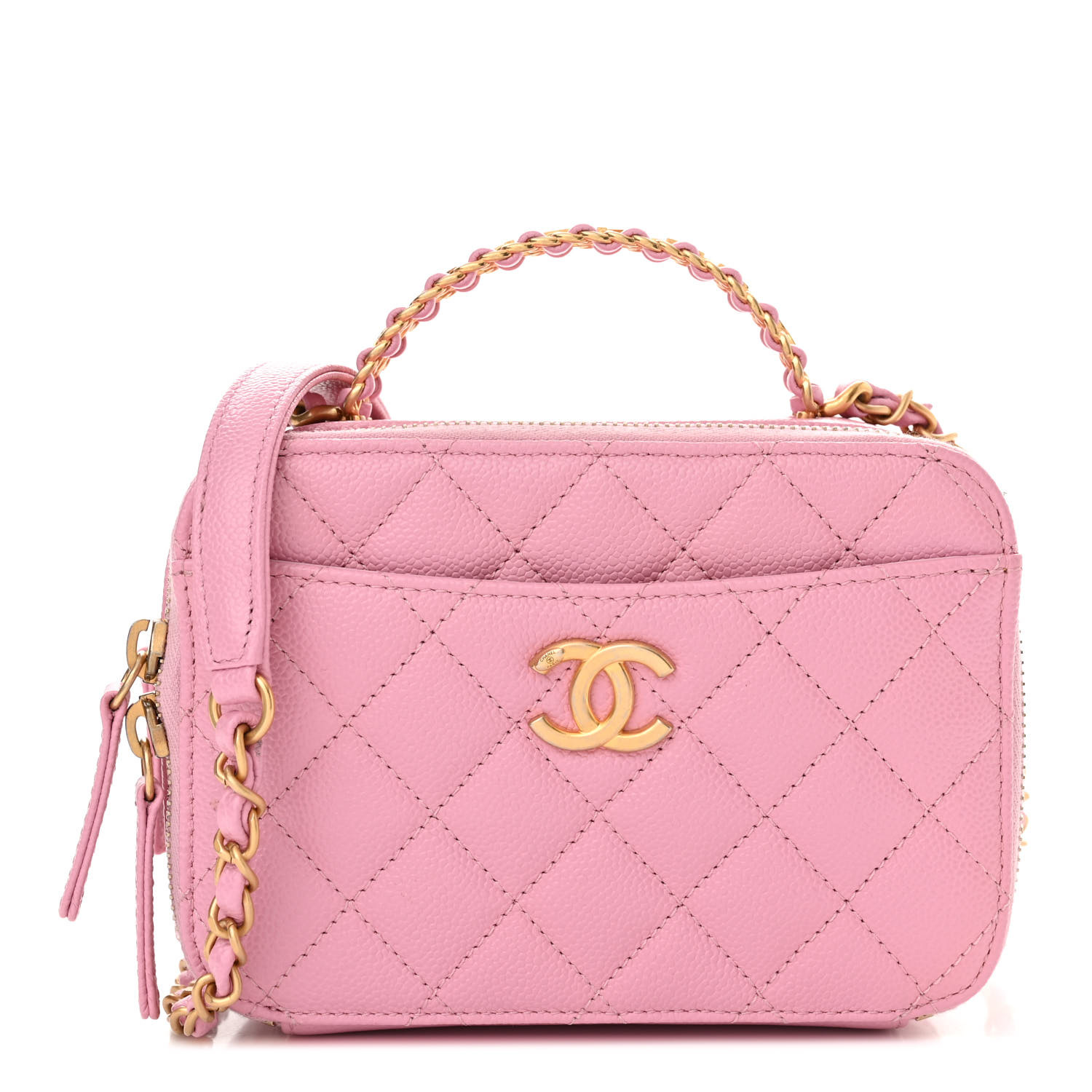 Chanel Pick Me Up Mini Vanity Case Pink