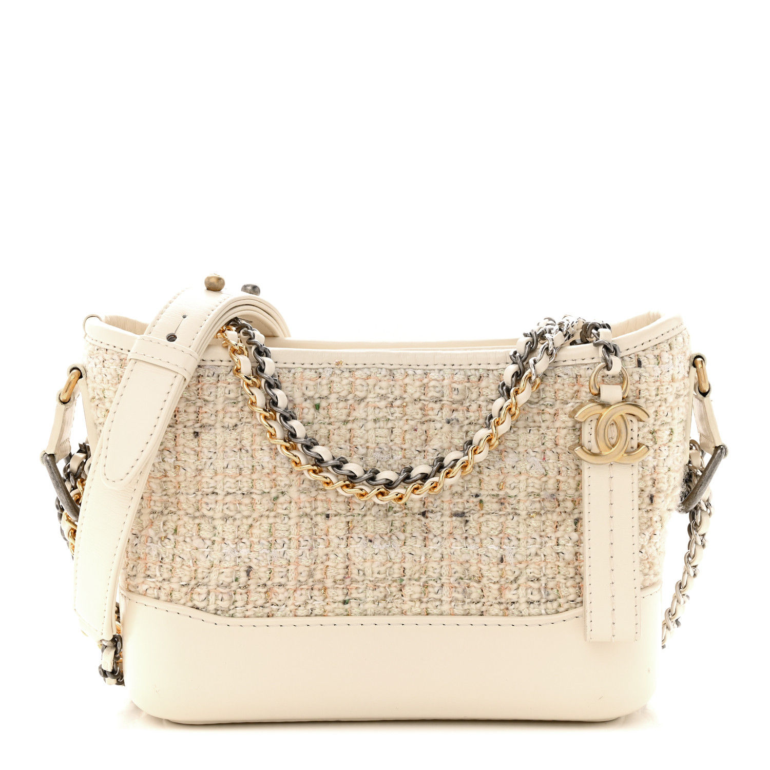 Chanel Small Gabrielle Hobo White