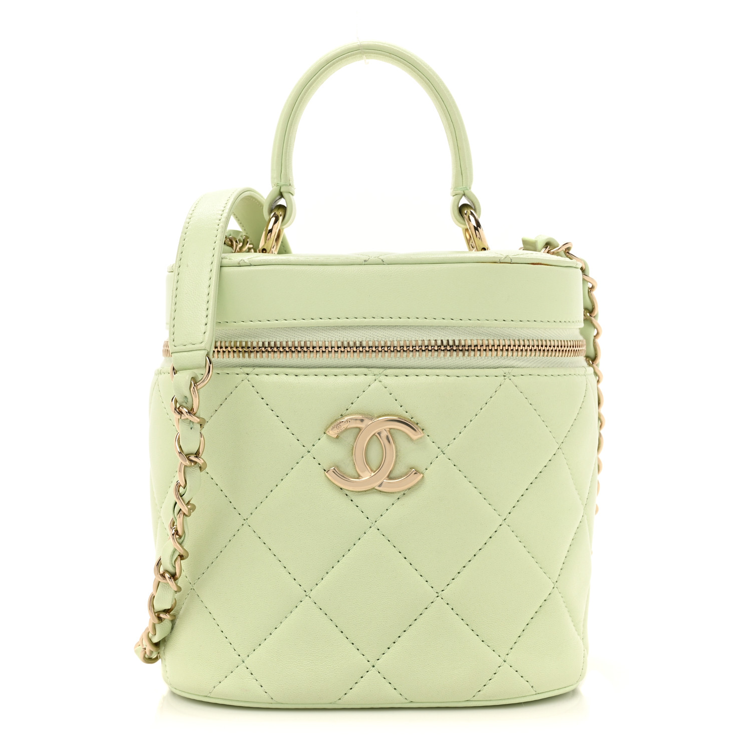 Chanel Trendy Vanity Case Sea Green