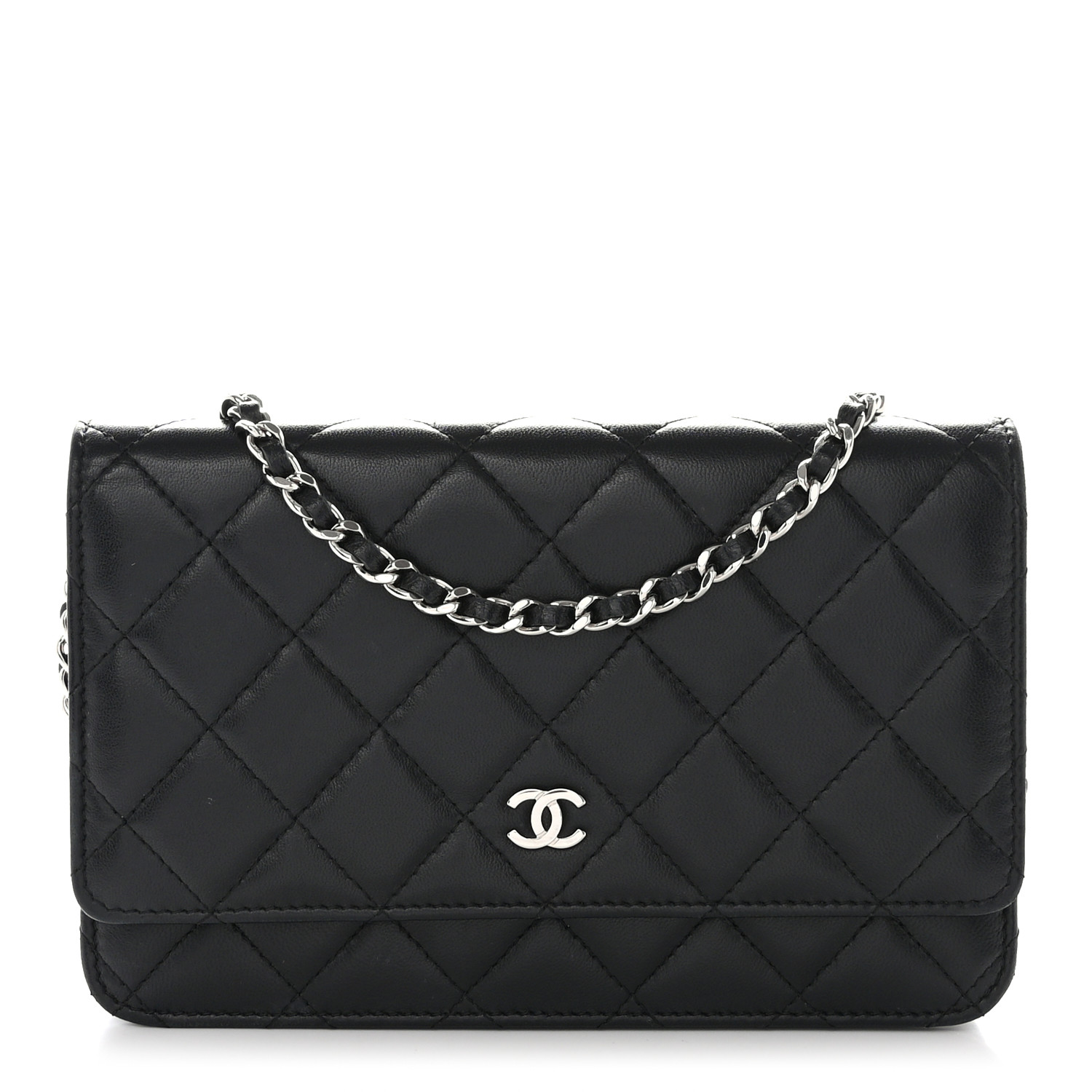 Chanel Wallet On Chain WOC Black